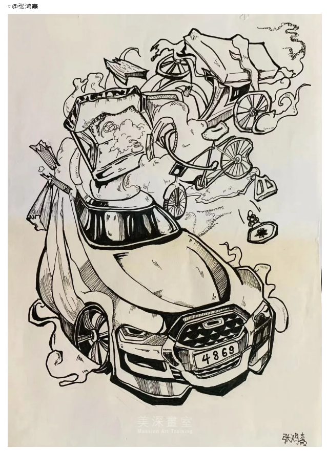 学员美术作品分享