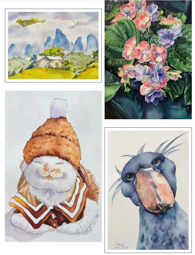 学员美术作品分享