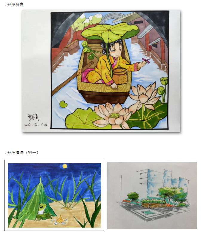 学员美术作品分享