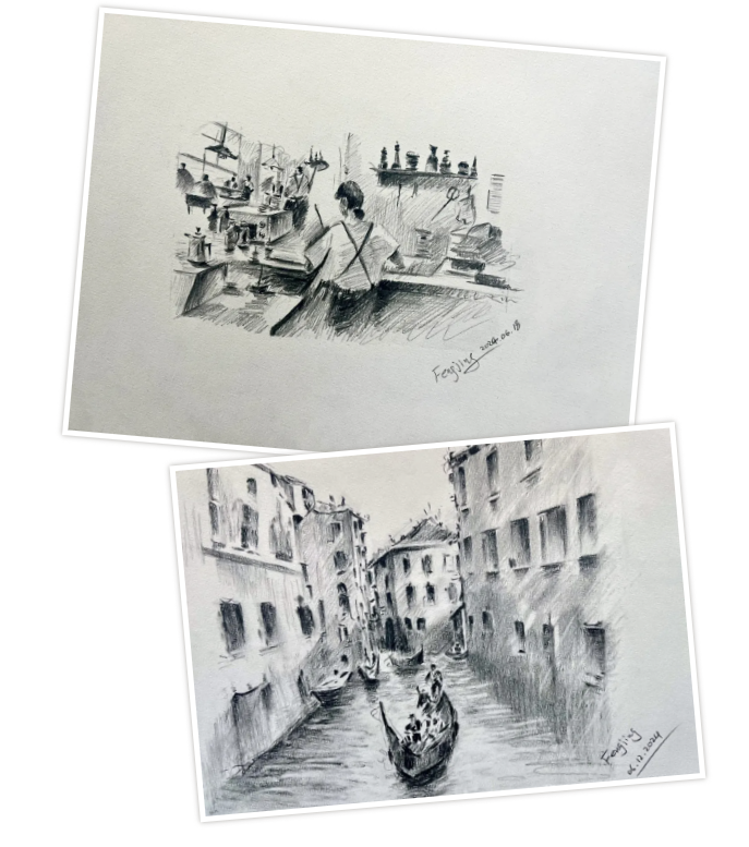 学画画