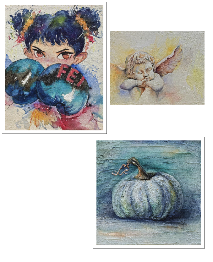 学画画