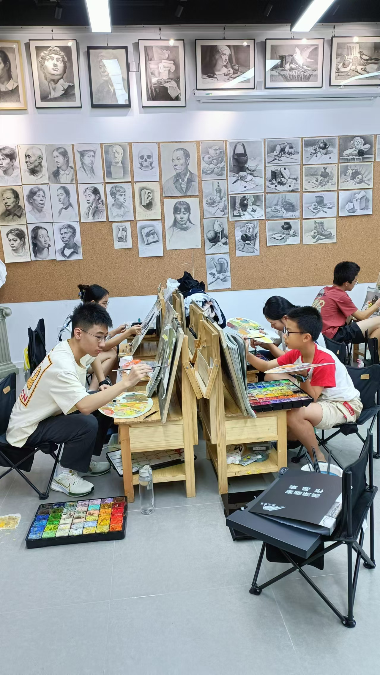 学画画