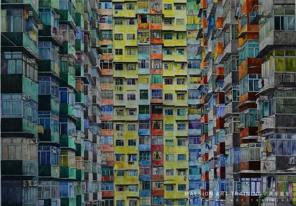 学绘画画水彩秋叶老师作品3