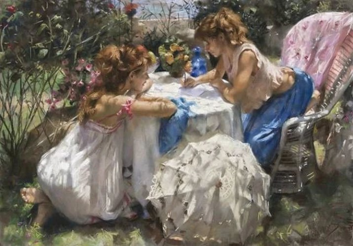 Vicente色粉画作品5