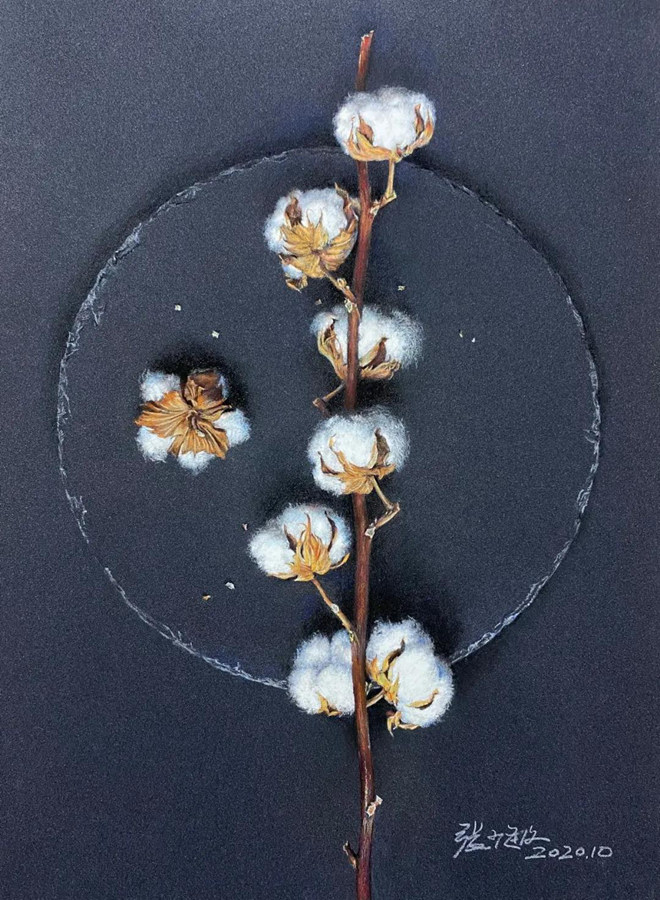 张少敏粉画作品6