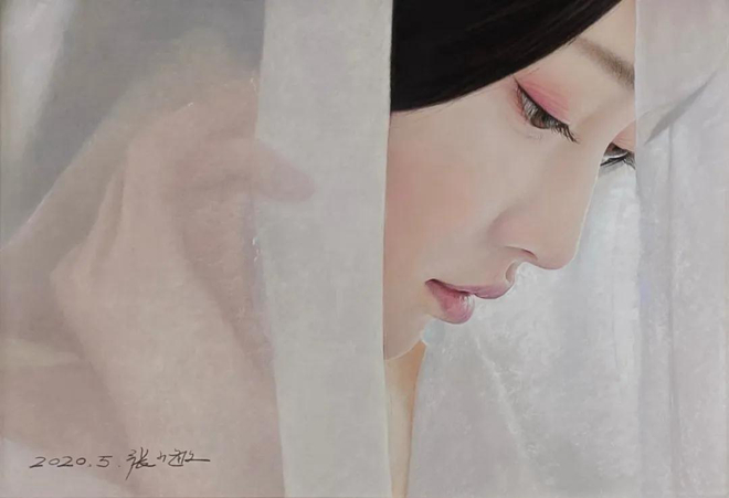 张少敏粉画作品4